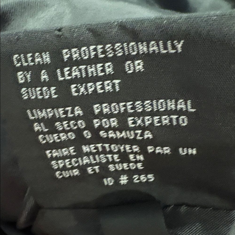 Leather/Suede Kenneth Cole Reaction Women’s 
Glossy Black Leather Suede Jacket - Picture 13 of 13